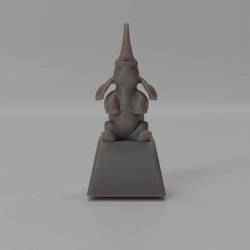 Cute Elephant Keycap – Adorable Animal STL for MX Keyboards