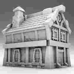 Dark Middle Ages Architecture - Cottage