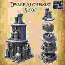 Dwarf Alchemist Shop  28 mm Tabletop Terrain
