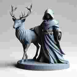Elf Guardian with Stag