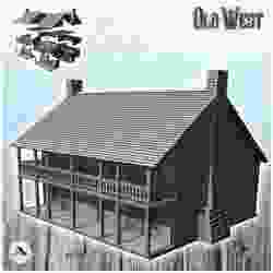 Elkhorn tavern (battle of Pea Ridge) - USA America ACW American Civil War History Historical