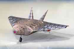 Flying-Wing Concept Jet AIAA DBF JSF Printable STL