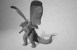 FREE Godzilla burning wing 3D print model