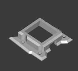 Front GPS mount and back replacement for Geprc Vapor 5