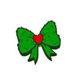 Fuzzy Grinch Bow Straw Topper 2 sizes 3MF File included