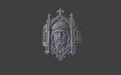 gothic church jesus ring ornate antique ring