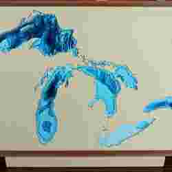 Great Lakes 3D Depth Map - No AMS or Supports Needed