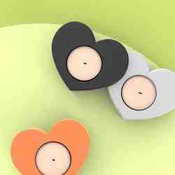 Heart Candle Holder - Romantic Tealight Holder