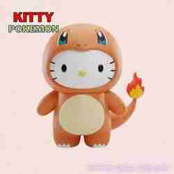 Hello Kitty cosplay Pokemon Charmander