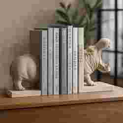 Hippo Hug Bookends – Fun & Functional 3D Print