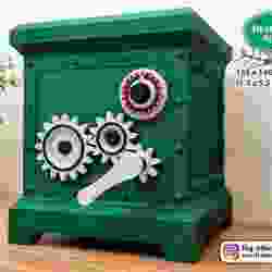 Impenetrable Desktop Safe / Clicker / Fidget / Decoy
