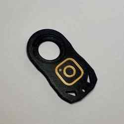 Instagram NFC keychain spinner