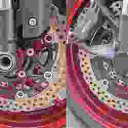 Kawasaki ZX6r 09-12 front axle covers/plugs