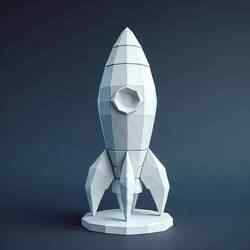 Low Poly Rocket Pod