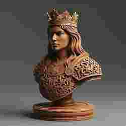 Medieval Queen Chess Piece