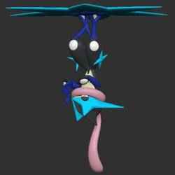 mega greninja pokemon stl