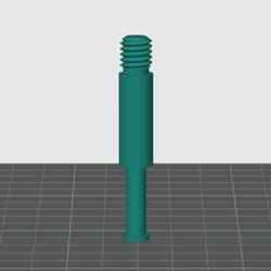 Microphone boom arm screw