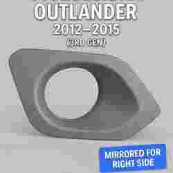 Mitsubishi Outlander 2012-2015 Front Fog Light Trim(3rd  Gen)