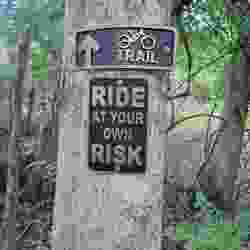 Mountain Bike Trail Signs