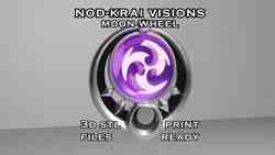 Nod Krai Vision Set - Moon Wheel -Genshin Impact -3D Print Ready