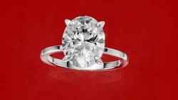 Oval Claw Engagement Ring