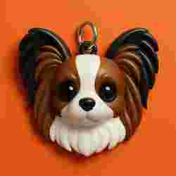 Papillon Llavero 3D Plastico STL