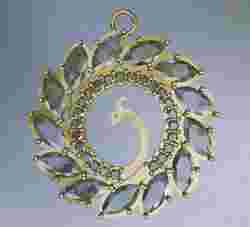 Peacock pendant