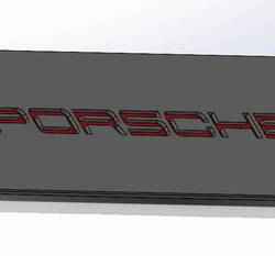 Porsche dashboard part