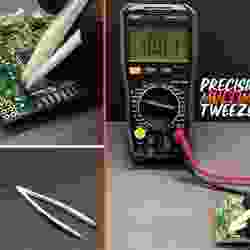 Precision Multimeter Tweezer – SMD & Small Component Testing Tool