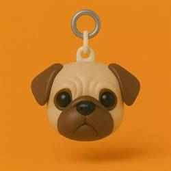 Pug Llavero 3D Plastico STL