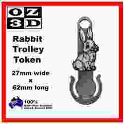Rabbit Shopping Trolley Token