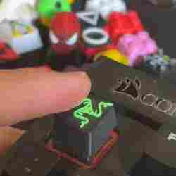 Razer Logo Keycap – Gamer Style STL File for Mechanical Keyboards (FDM Ready)