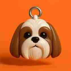 Shih Tzu Llavero 3D Plastico STL