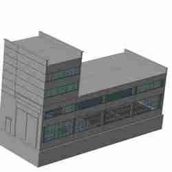 Shop for grain acceptance from grain wagons