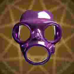 Sid Wilson New Pink Gold Gas mask, Slipknot DJ