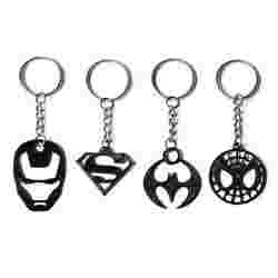 Superhero keychains