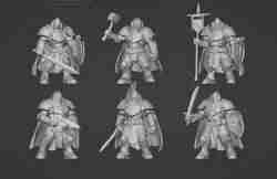 Void Paladins Heavy Line Infantry 6 Poses Print-Ready STL
