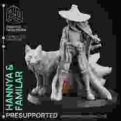 Hannya &amp; Familiar - Lesser Demon - ÖN DESTEKLİ - 32mm Ölçek