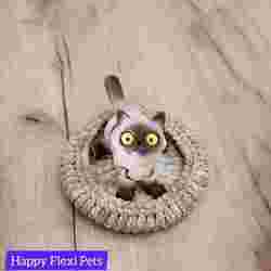 Baron mafsallı şişman kedi oyuncağı - Happy Flexi pets