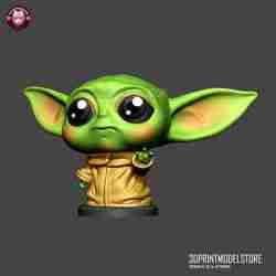 Bebek Yoda Minyatür Heykel Star Wars Heykel Oyuncak