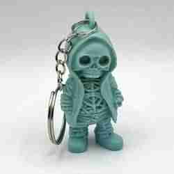 Keychain Skeleton Figure in Hoodie