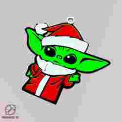 Noel Baba Bebek Yoda Yılbaşı Süsü