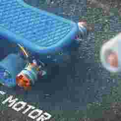 3D Printed Electric Skateboard using Drone Motor - 3D File, PCB, Diagram, Code