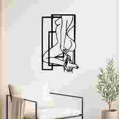 Abstract Nude Woman - Wall Art Multicolor