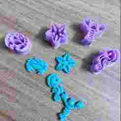 clay cutter summer beach earrings
