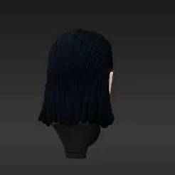 Dramatic Pale Skin Head for Custom Figures - Animated Style Villain Accessory STL