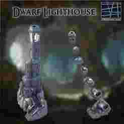 Dwarf Lighthouse  28 mm Tabletop Terrain