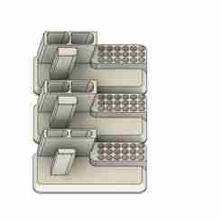 EDC Tray for Handgun Holster Setup – Holds 2 Magazines, 9mm Rounds, and Pistol – Single Stack, Double Stack, Glock Polymer Mag Versions