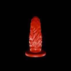 Fantasy Dragon Monster Dick Dildo & Mold V490 - Extra Fat Version