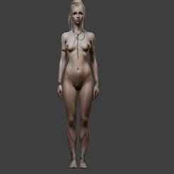 Female Figure  naked (Standing Pose)